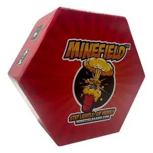 Minefield Drinking Game Card Games for Adults - Adult Card Game for Pregame, Afterparty, College drinking and Party game with 120 cards and a custom coin that will start and keep the party going.