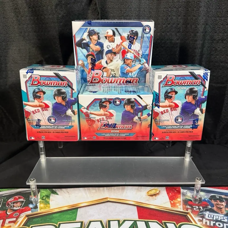 LIVE Break! Break #128! 2026 Topps Bowman Baseball! 3 Blaster Box, 1 Mega Box Break PYT! All Cards For Team Purchased Shipped!