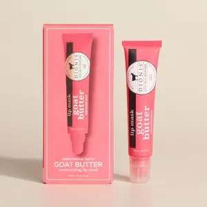 Dionis Goat Milk Skincare Watermelon Burst Goat Butter Lip Mask for Intense Lip Hydration