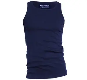 Garage Singlet 1-pack Semi Body Fit Ronde Hals Navy