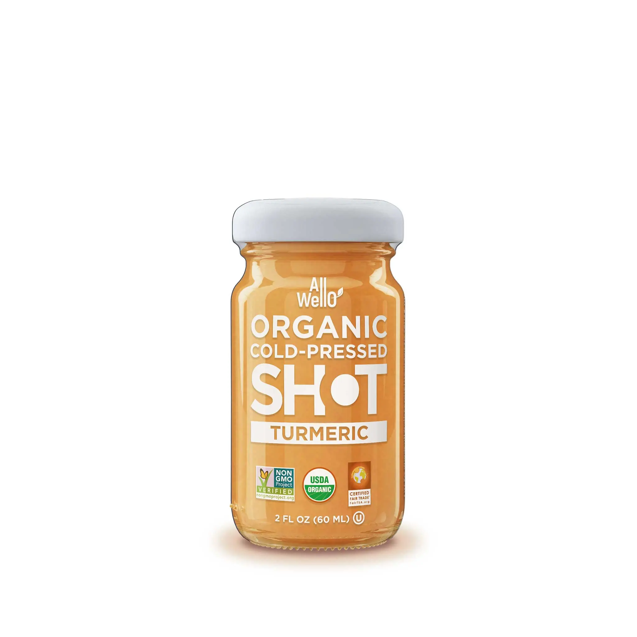 Organic Cold-Pressed Turmeric Shot - 6 or 12 Pack