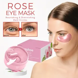 Pink Rose Eye Mask, Reduces Fine Lines, Bags, Dark Circles, Moisturizes And Tights Skin Care Eye Mask