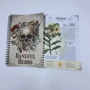 Ultimate Poison Handbook, Explore Herbal Secrets, Beautiful Illustrations, Healing Properties & Magical Uses, Includes Correspondence Chart