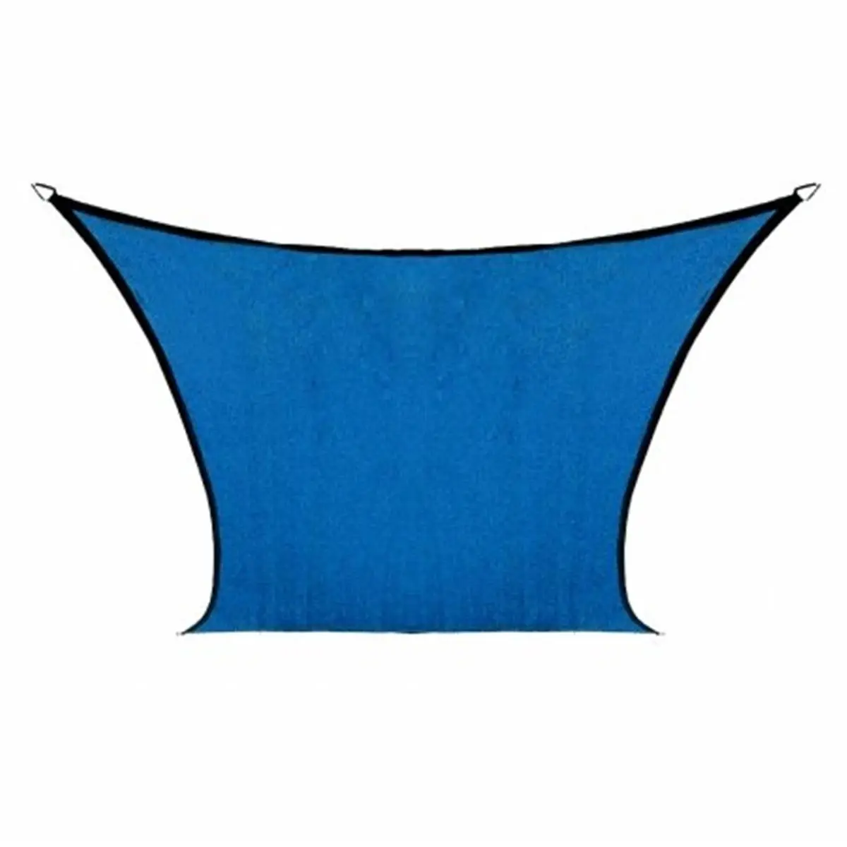 212 MAIN Coolaroo Coolhaven Square Shade Sail, 12' Sapphire, Gale Pacific USA AF230 Fabric, Stainless Steel Delta Rings, UV-Blocking Car Exterior Sunshade