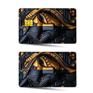 Credit Card Stickers 2 Pack, Ultra-Thin Waterproof Scratch-Resistant, Customizable Bank Card Decals, Durable, Adult Use, Perfect Holiday Gift