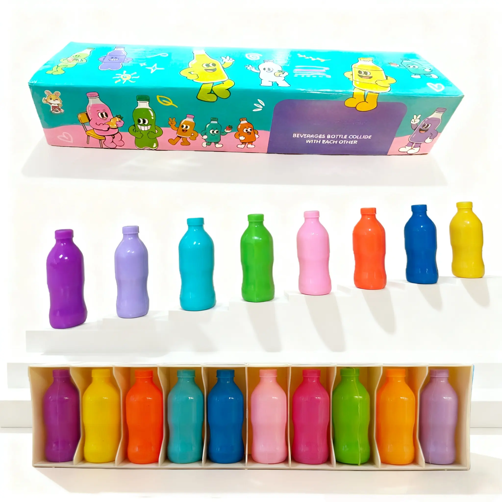 Kids Fun Bottle Guessing Game, Memory Logic Training Toy, Color Matching Puzzle, Parent-Child Interactive Creative Board Game, Strategy Board Games, Family Fun Game, Board Games For Family Night