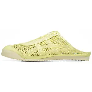 Onitsuka Tiger MEXICO 66 Sabot Low-Top Casual Shoes for Men and Women in Light Yellow with Durable Comfort Trending Shoes, House White Official Shoes to Get / Maison Mihara Verifiable, with credentials and supporting global authentication