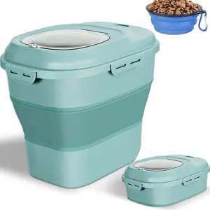 Collapsible Dog food storage container