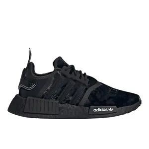 adidas Womens Nmd R1 Lace Up Sneakers Shoes Casual - Black