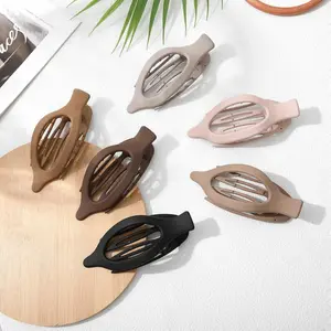 French Concord Hair Clips – 6Pcs Side Slide Volume Clips for Women and Girls, Strong Hold No-Slip Grip, Ideal for Thick or Thin Hair (Matte Finish, L: 4.6 IN, W: 1.97 IN)
