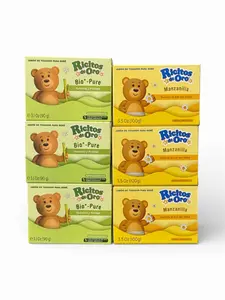 (6-PACK) Ricitos de Oro Baby Soap 3-bars Chamomile AND 3-bars Bio-Pure (3-Jabones MANZANILLA) Y (3-Jabones UVA VERDE)