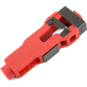 Door Latch Mortise Tool Door Latch Installation Kit,Precision Scoring and Chiseling Residential Doors Fitting Tools for Use with /4" or /8" Thick Doors(Red,Size:16.5 * 5.8 * 2.58cm)