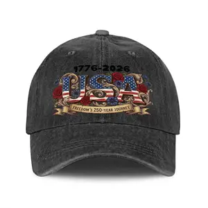 250th Anniversary Cap, 1776-2026 Baseball Hat, American Flag Vintage Cap for Women Adult, Washable Relaxed Fit Daily Casual 4th of July Party Patriotic Fans Mom Girlfriend Friends Gift