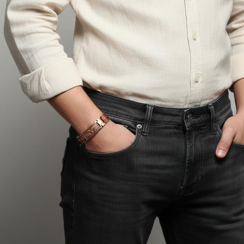 Men's Eagle Carved Alloy Bracelets - Vintage Bohemian Design, Stylish Stacking or Couple's Wristwear for Daily Use | A Fashionable Gift for Him