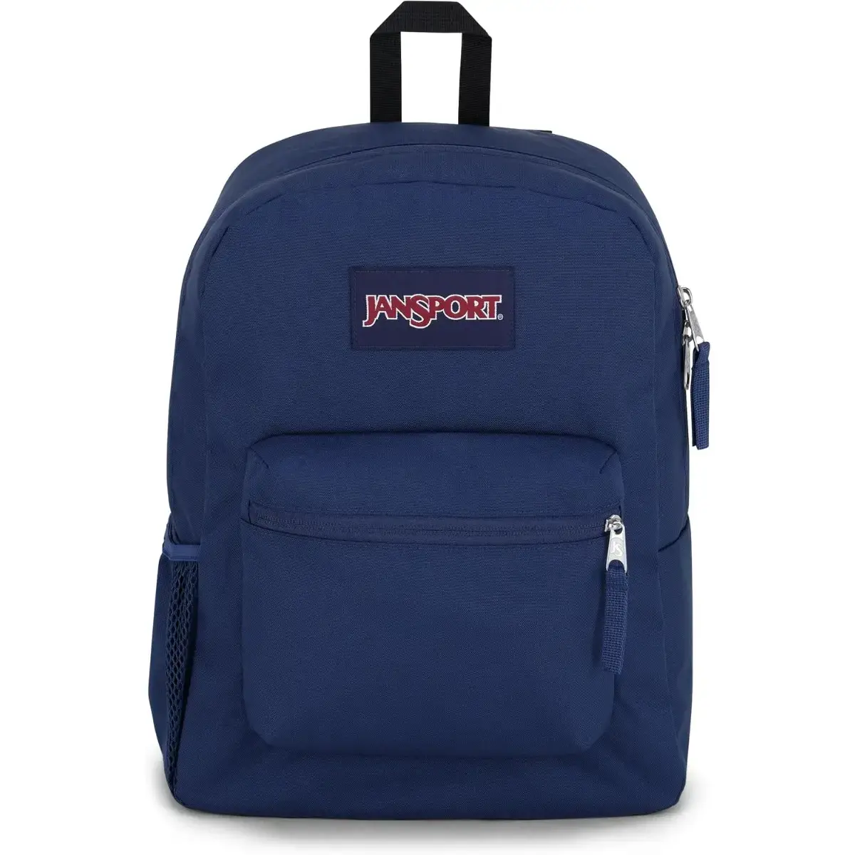 JanSport Cross Town Backpack 17" x 12.5" x 6" - Simple Bag for Everyone with 1 Main Compartment, Front Utility Pocket - Premium Class Accessories - Navy
