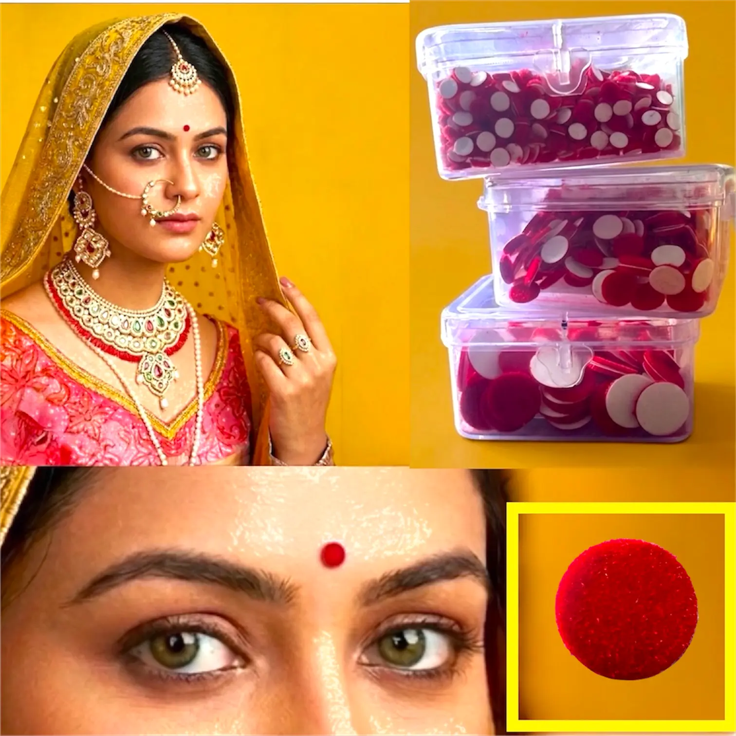 Kalpana sticker bindi/Tika