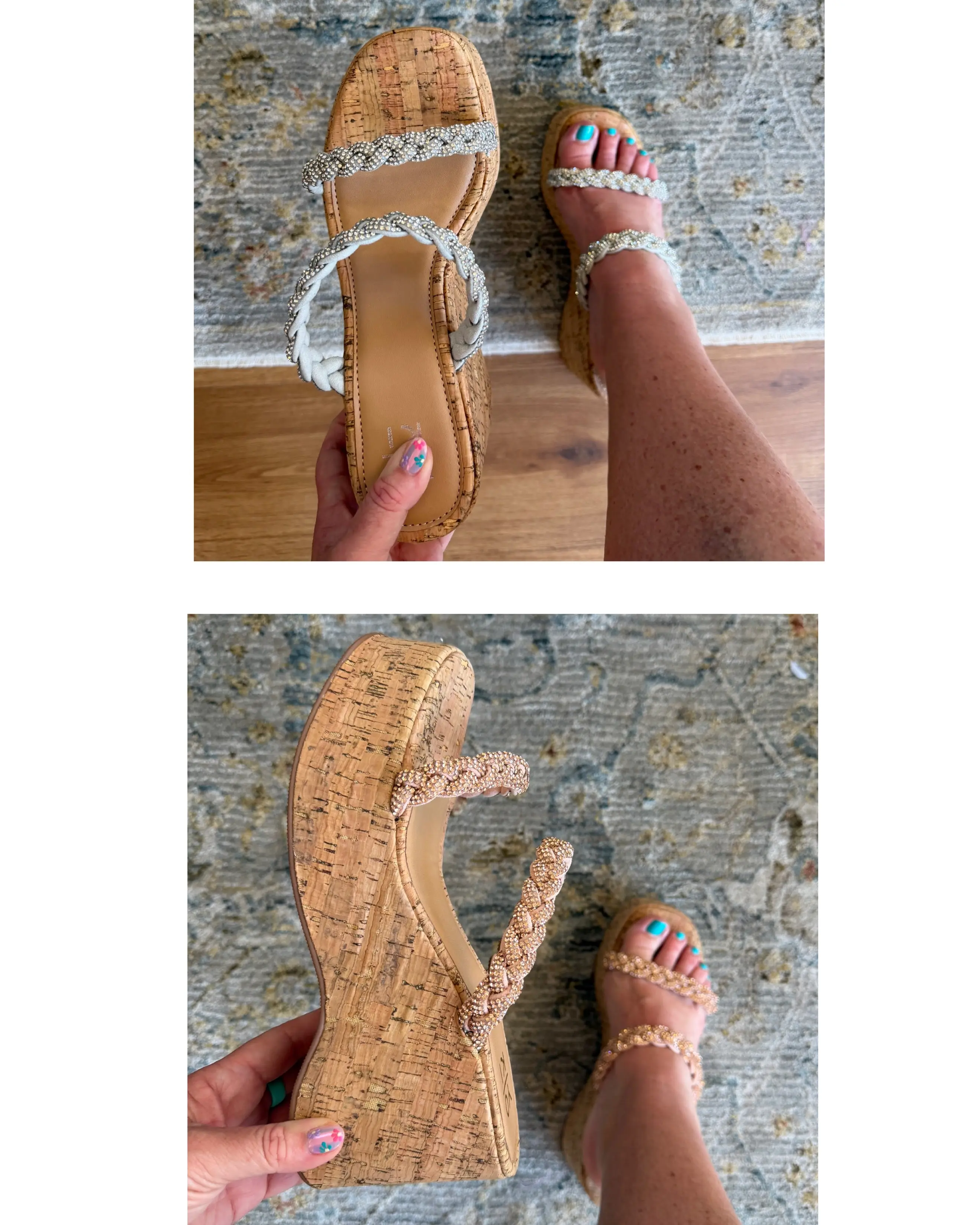 Rhinestone Wedges