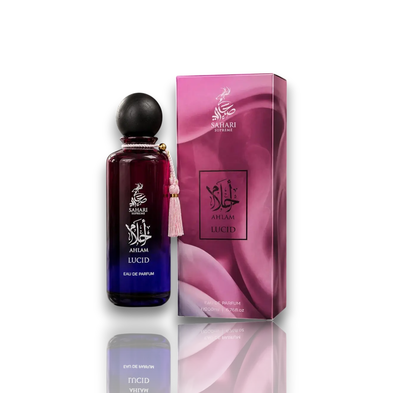 Sahari | Ahlam | Lucid | Women's Fragrance | 200 ML 6.76 OZ | Eau De Parfum | Fresh Fruits - White Florals & Musk