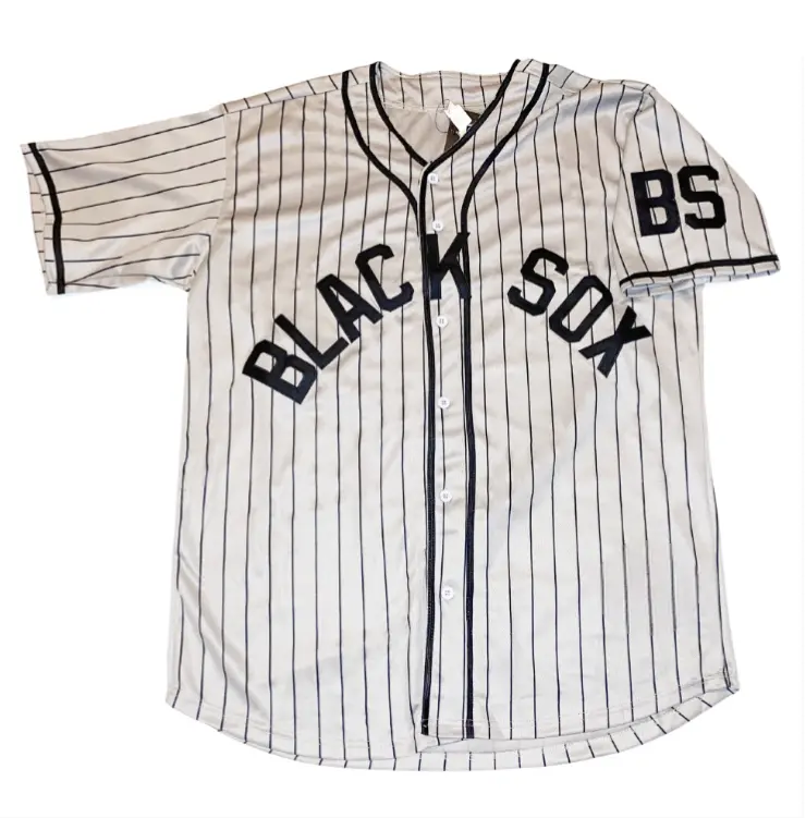 Black Sox baseball Jersey - gray