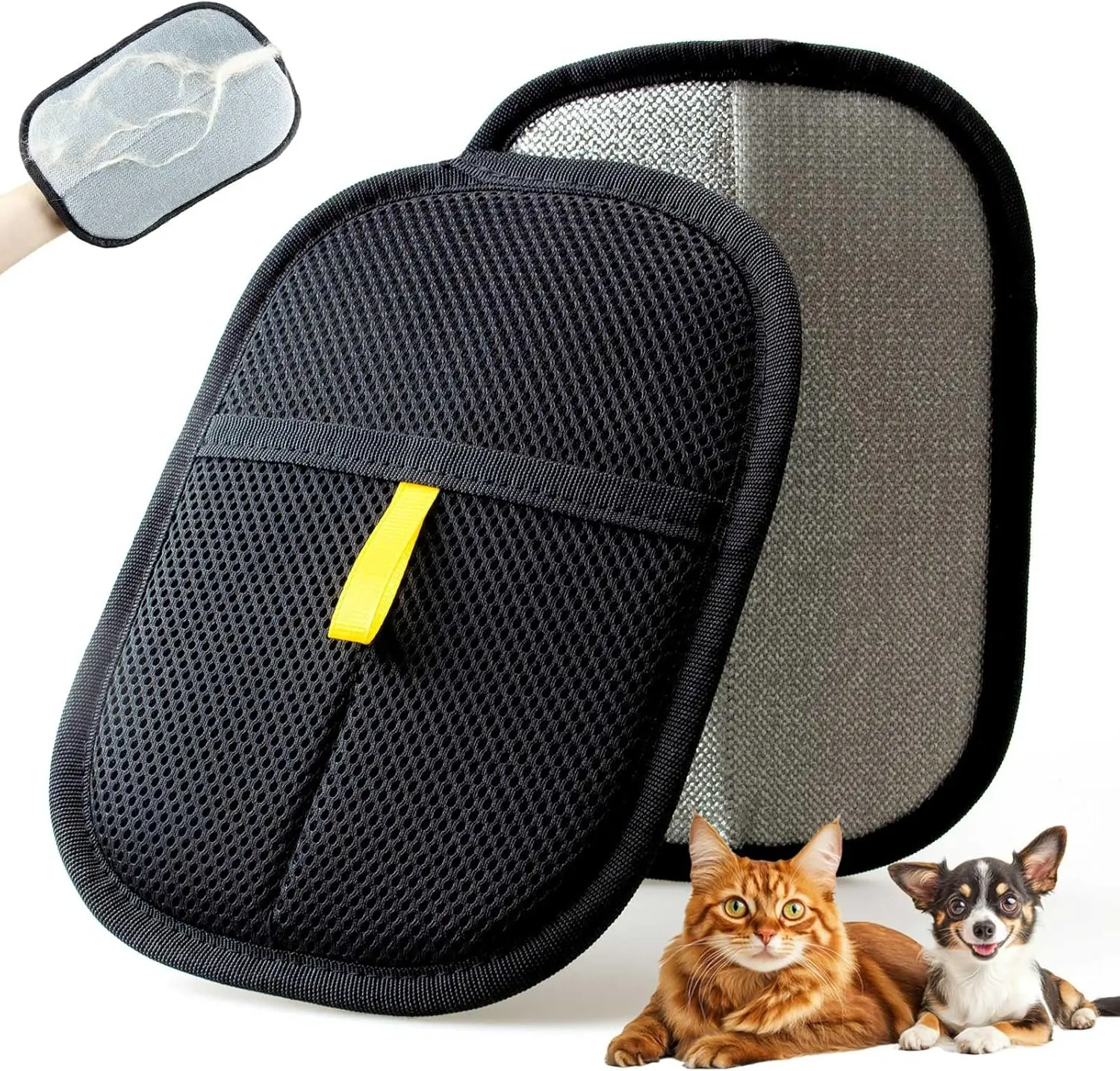 Reusable Electrostatic Pet Hair Remover Glove - Soft Mitt for Home Care, Furniture & Carpet, Versatile Practical Quick Cleanup, Daily Cleaning, Washable, Easy to Use, No Extra Supplies Needed