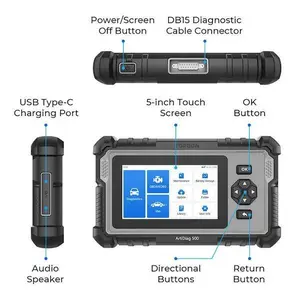 TOPDON AD500 OBD2 Scanner Car Diagnostic Tool SRS ABS Engine AT Code Reader Portable Automotive Scan Tool