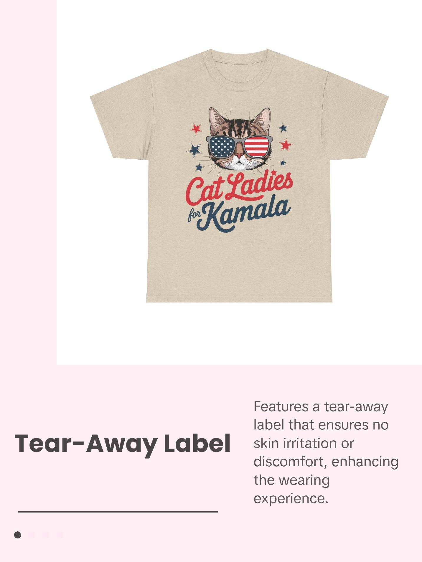 Cat Ladies for Kamala - Unisex Heavy Cotton Tee