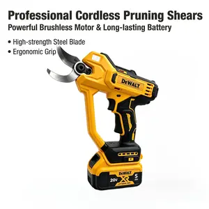 DEWALT Cordless Pruning Shears,18V XR 20V MAX Battery Platform,40mm Maximum Cutting Diameter, Professional Tool For Branch Trimming And Plant Maintenance,Used In Orchard Management, Landscape Greening And Daily Garden Trimming