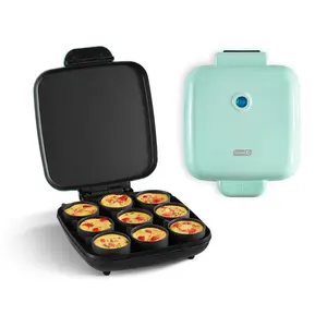 Family Size Egg Bite Maker - Sous Vide Style Family Size Egg Bite Maker for Breakfast Bites, Sandwiches, Healthy Snacks or Desserts, Keto & Paleo Friendly (9 Servings)