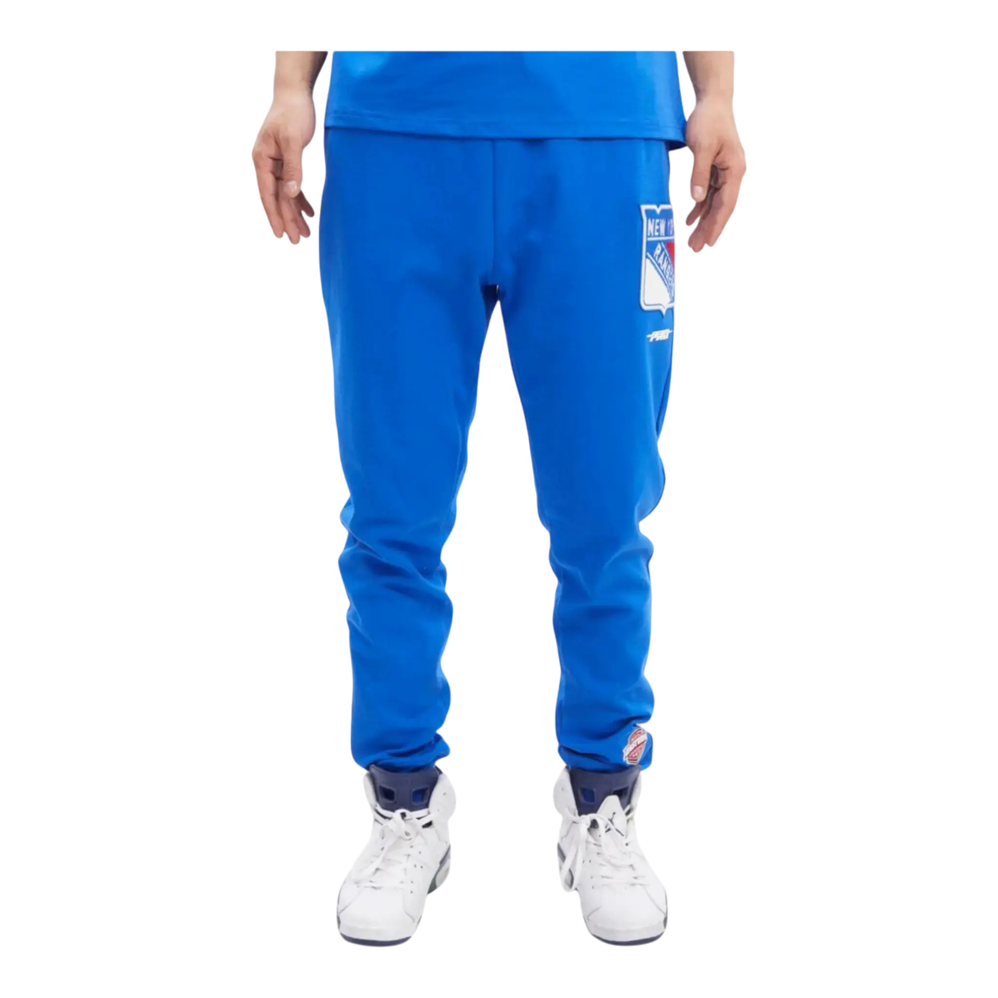 Pro Standard NHL New York Rangers Classic Jogger Pants in Royal Blue | Men's