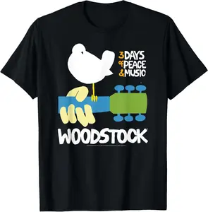 Woodstock - 3 Days Of Peace And Music Poster T-Shirt