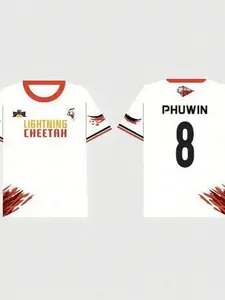 Summer Round Neck Casual Thailand Men's and Women's Gmm tv Sports Meeting Jerseys 3D Printed Short-sleeved Red Team T-shirts