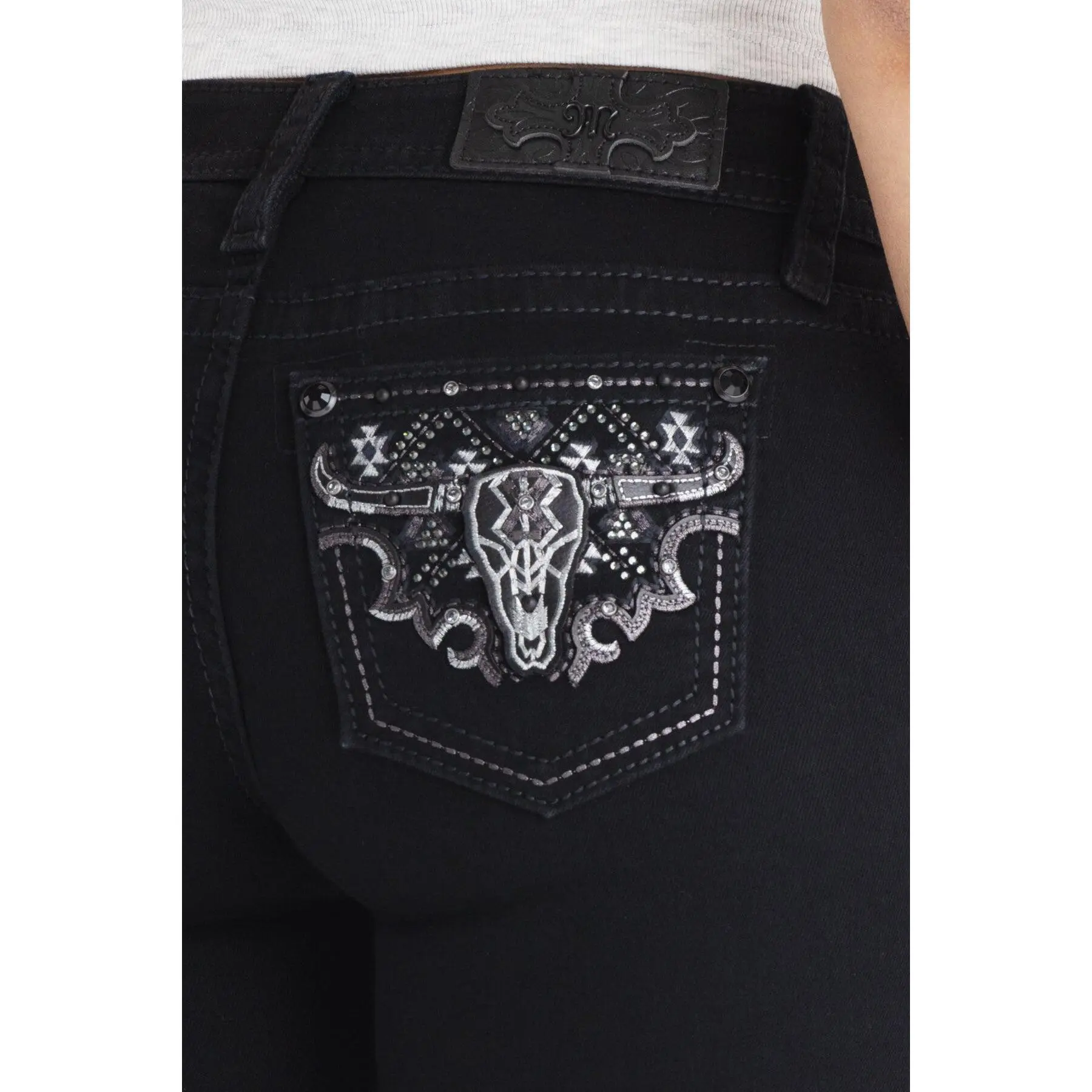 Black Spur Bootcut Jeans