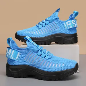 Men's Breathable Sneakers - Lightweight Non-Slip Sports Shoes for Running, Walking, and Training