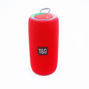 Portable Outdoor Bluetooth Speaker with Audio Stereo, Subwoofer, EQ Sound Effects, LED Lighting Effects, Micro SD Card Slot, and Button Controls