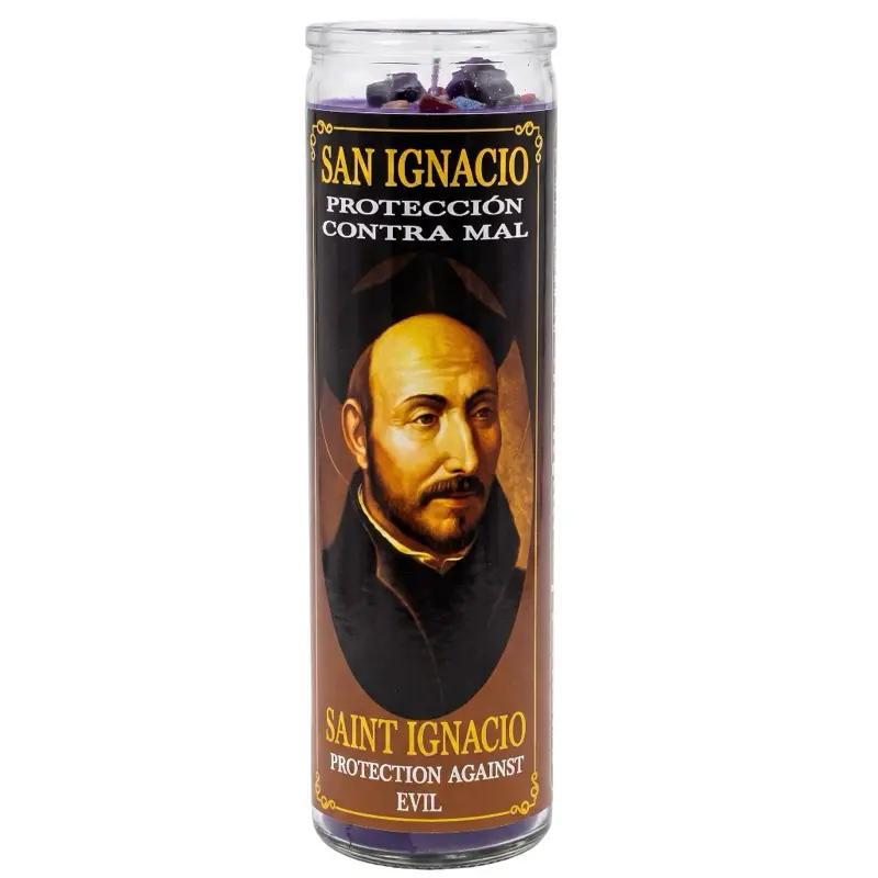 San Ignacio (Saint Ignacio) Prepared Ritual Candle Perfumed Vela Preparada
