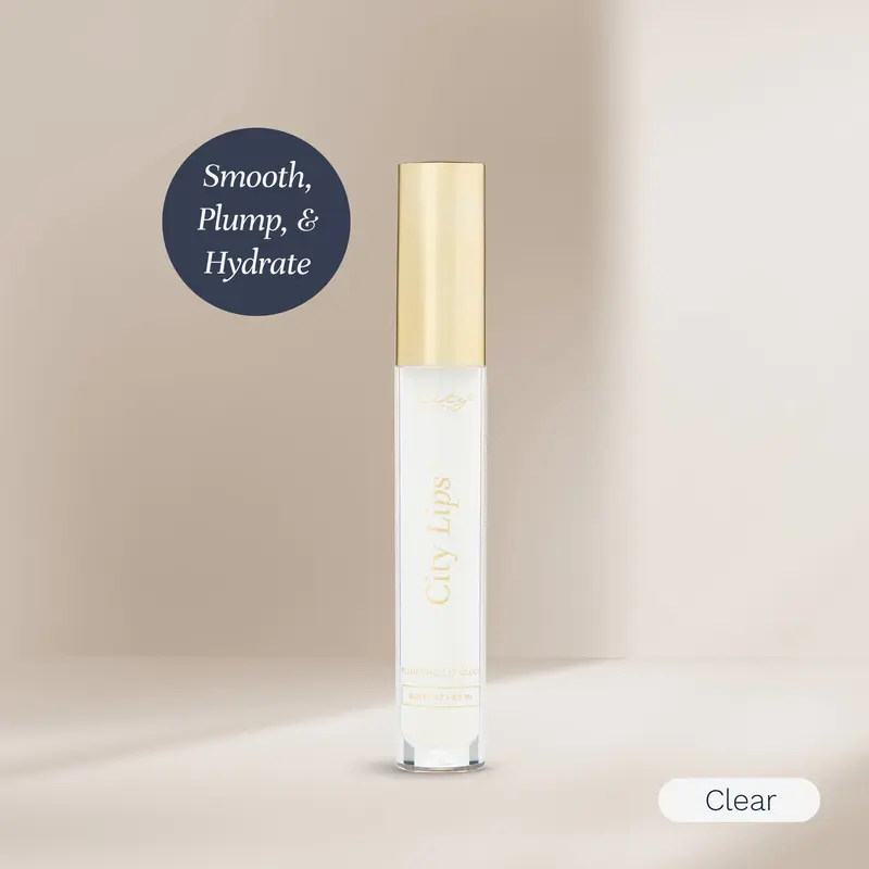 City Beauty City Lips Plumping Lip Gloss -  Visibly Plumps Lips & Smooths Lip Lines | Deep Hydration for Fuller, Younger-Looking Lips