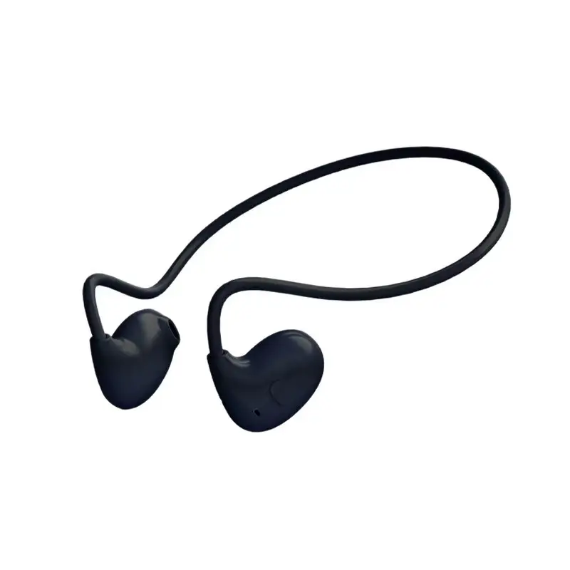 Open-Ear Neckband Headphones Bluetooth 6.0, Wireless Air Conduction Headphones with LED Battery Display, HiFi Stereo Sound, ENC Clear Calls, Lightweight Secure Fit, Sports Headphones for Running, Gym, Workout, Cycling & Driving