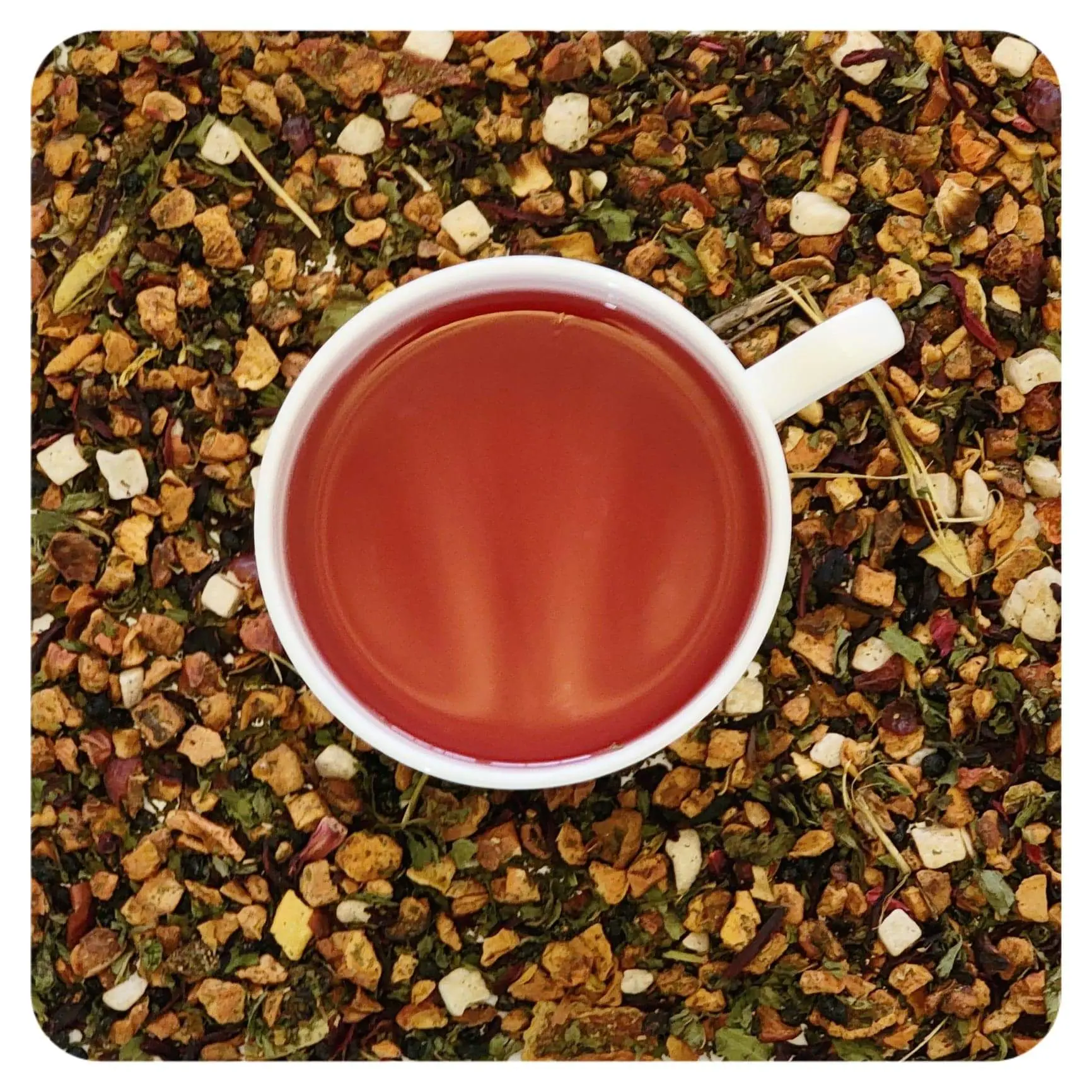 Grey & Bash Tea Co Watermelon Cooler Herbal Tea - Juicy Watermelon and Cooling Mint Blend - 3oz/Sachets - Caffeine-free - Apple, Beverage