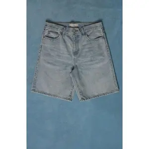 Pacsun Men's Parker Baggy Denim Shorts Light Blue Tint