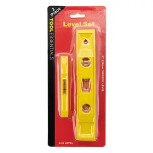 WorldWide Sales Online Tool Essentials 2PC 9" 3-Vial Torpedo Level with Magnet & Mini Level