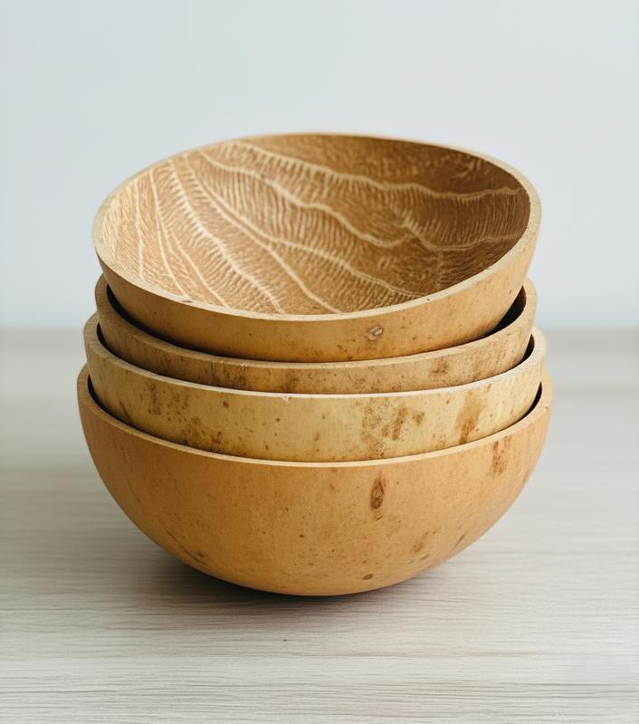 Handmade African Calabash Bowls – Set of 3