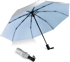 42/46/50inch Compact Umbrella Travel Size Umbrellas for Rain  And Wind Resistant Auto Open Close UPF 50+ UV Umbrella Sun Umbrellas UV Protection