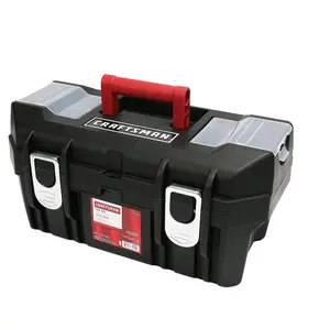 Craftsman 19-in Toolbox with Removable Tray - Black/Red
