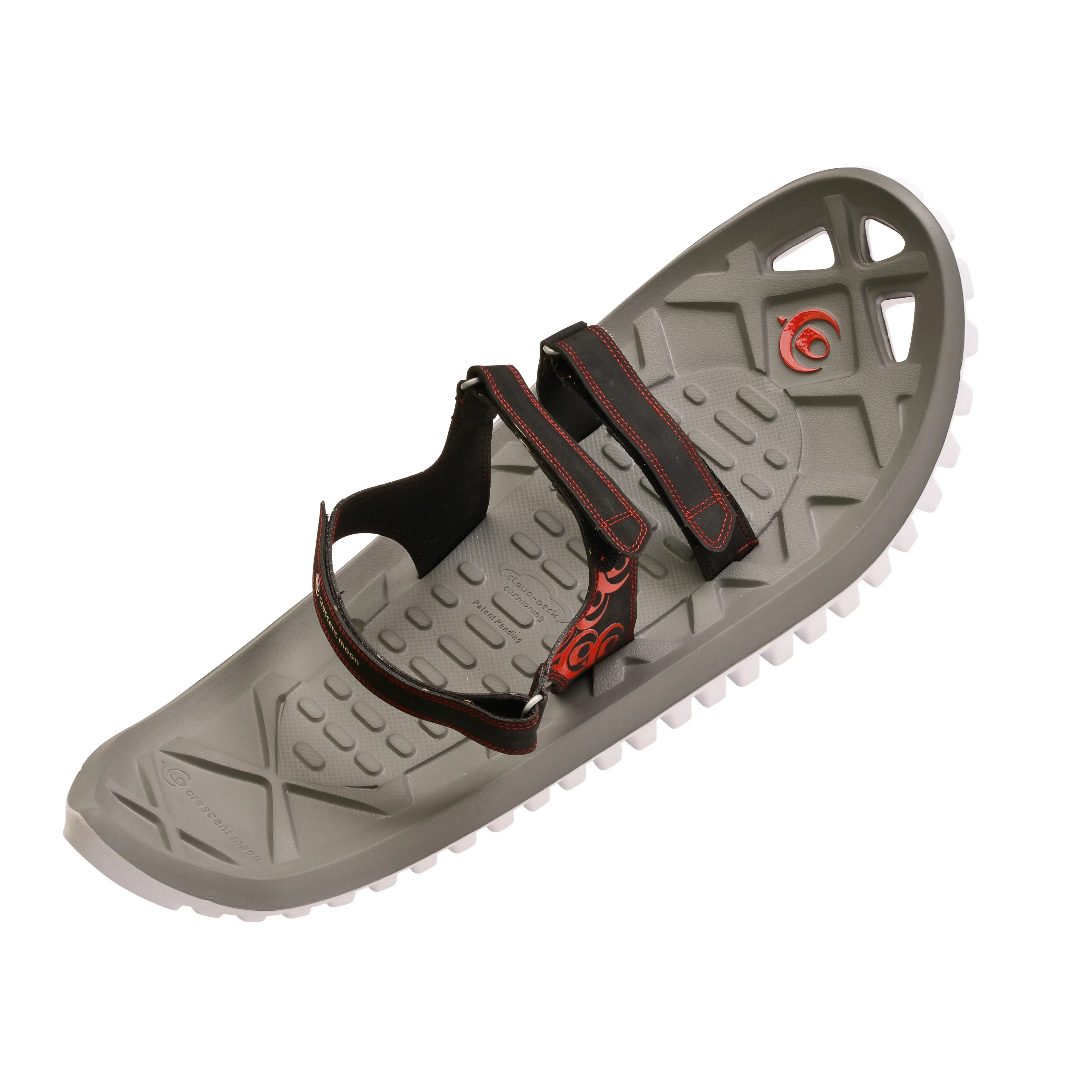 Crescent Moon Lightweight EVA Foam Snowshoes with Strong Velcro Bindings – Perfect for Hiking & Running, Rocker Platform for Enhanced Performance