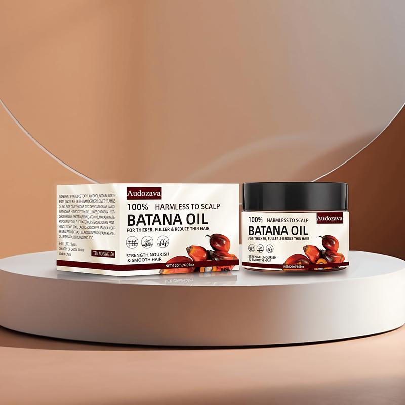 Batana Oil from Honduras – Fuller, Thicker Hair for Women & Men, Silky Conditioning, Frizz Control & Color Care Damaged Healthier