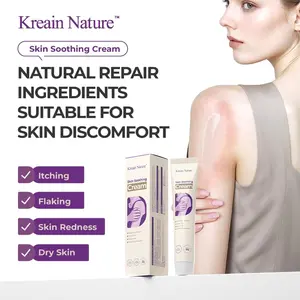 Kreain Nature Skin Soothing Cream, Natural Eczema Cream for Dry, Itchy, Redness-Prone, Full Body Calming Repair Lotion for Sensitive & Compromised Skin