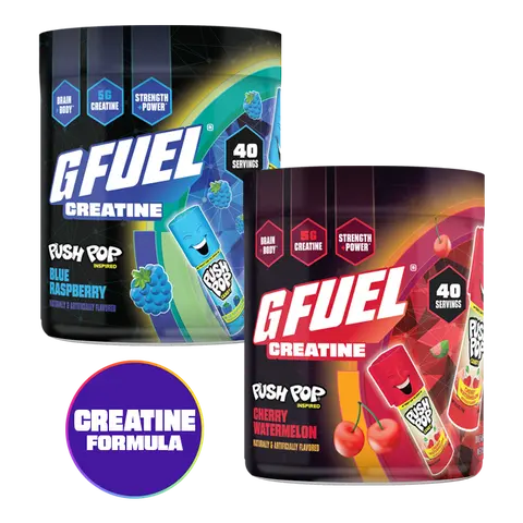 G FUEL x Push Pop | Creatine Powdered Drink Mix | 40 Servings