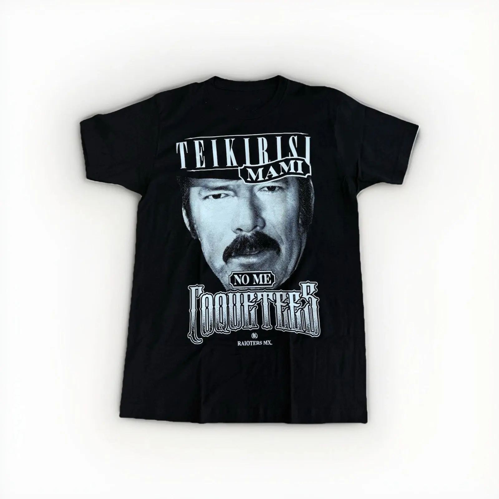 Men's Short-Sleeve Round Neck Casual Cotton Unisex T-Shirt - Graphic Lalo Mora Corridos Print, All-Season Top, Style HG0043, Tshirt