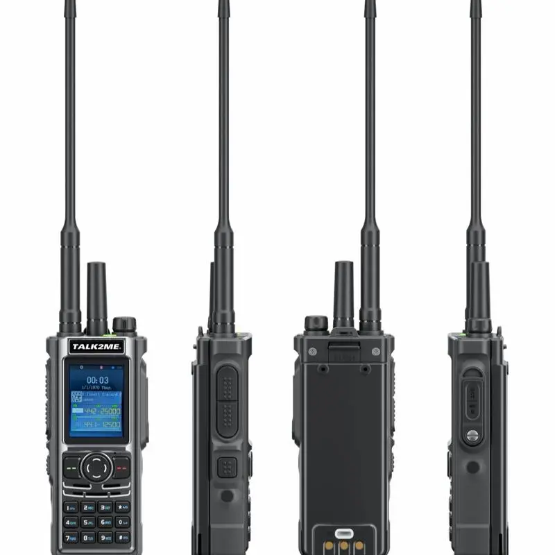 Talk2Me Rescue Walkie Talkie, 26 Model, 10W VHF/UHF/PoC 2-Way Radio for Emergency Communication Digital Audio