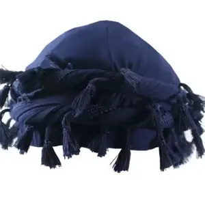 Vintage headscarf Satin Lined Twisted Headband, Fringed Design for Men & Women, High-Quality Satin Lined Headscarf.